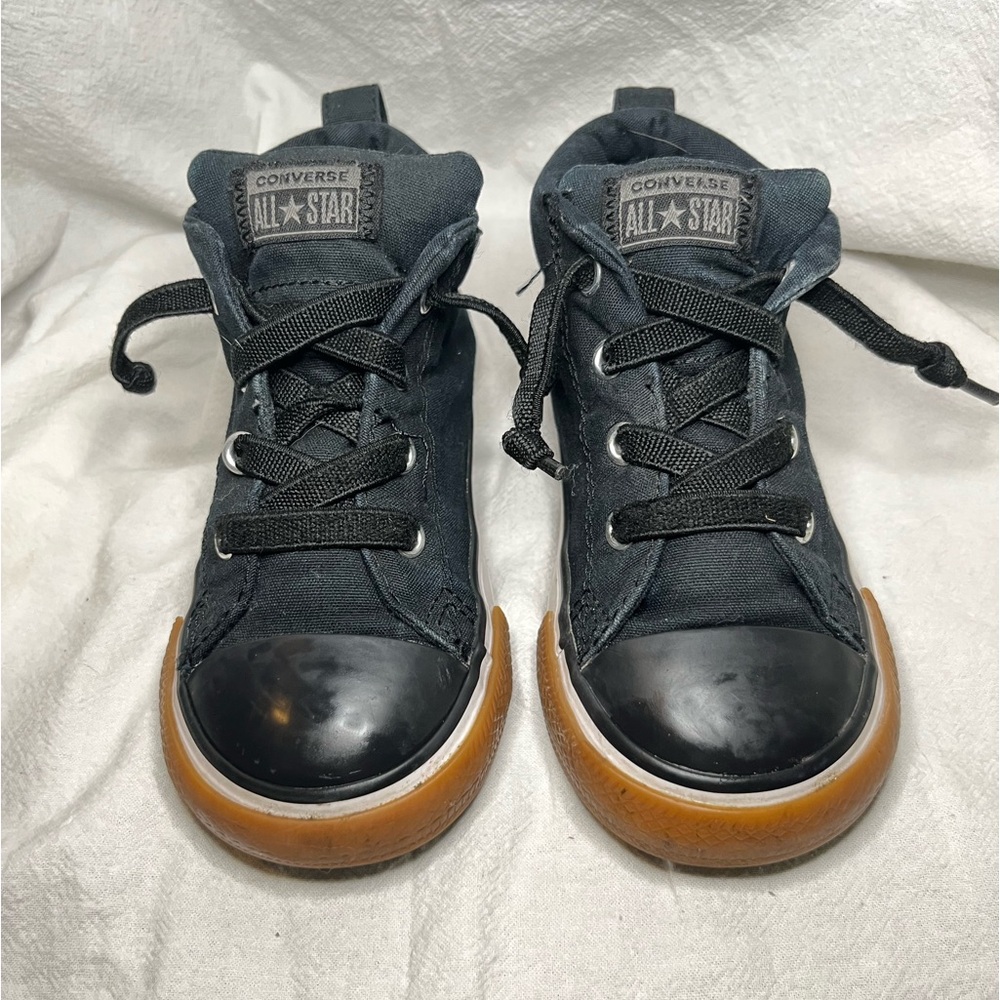 Black converse all stars size 9